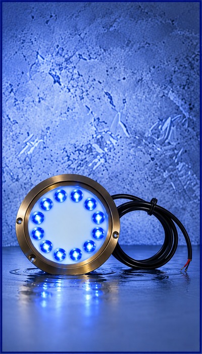 Ym Marin Su Altı LED Aydınlatma 12-24V 22W 2500 Lümen Mavi LED